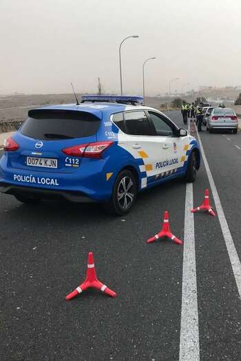 Imagen de un control de la Policía Local/TA.