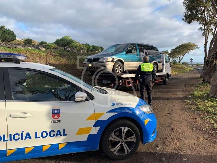 Momento de la inmovilización del vehículo/TA.