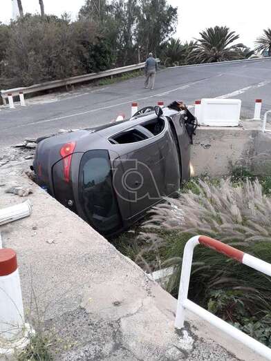Estado en que quedó el vehículo/TA.