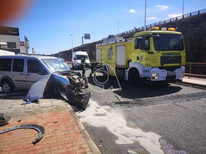 El siniestro se registró a la salida de los aparcamientos / TA