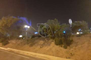  Vuelco de un vehículo caravana en la GC-1, a la altura de La Mareta (Telde)/TA.