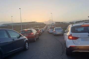  Dos accidentes colapsan la autovía GC-1 a media tarde a su paso por Telde/TA.