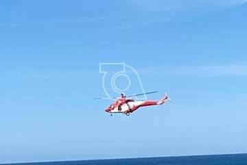 Una falsa alarma activa un helicóptero del GES en la costa de Telde/TA.