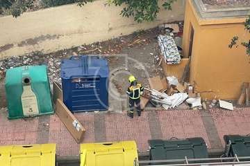Enésimo incendio en unas dependencias en desuso del casco de Telde/TA.