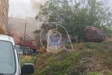 Enésimo incendio en unas dependencias en desuso del casco de Telde/TA.