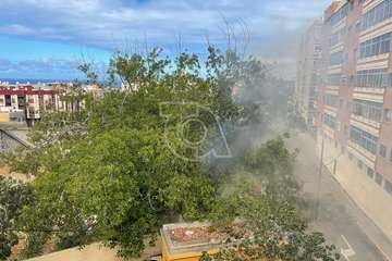 Enésimo incendio en unas dependencias en desuso del casco de Telde/TA.