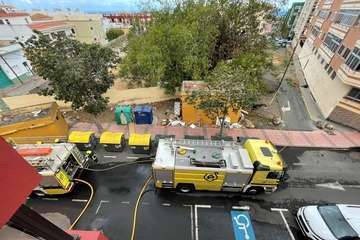 Enésimo incendio en unas dependencias en desuso del casco de Telde/TA.