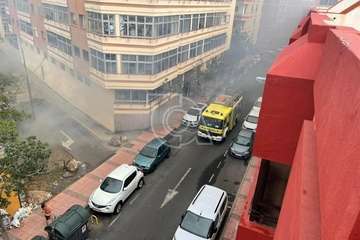 Enésimo incendio en unas dependencias en desuso del casco de Telde/TA.