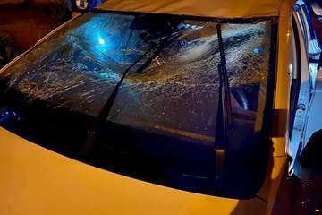 Vehículo siniestrado en el accidente/TA.