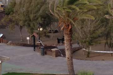 El viento racheado derriba en Telde un vallado en Cruz de Jerez y farolas en los paseos de Taliarte y Melenara/TA.