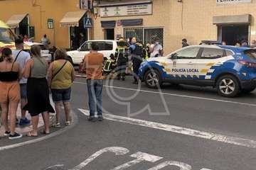 Un joven de 17 años, víctima de un atropello en la carretera general de Jinámar/TA.