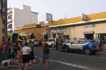 Un joven de 17 años, víctima de un atropello en la carretera general de Jinámar/TA.