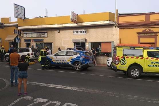 Un joven de 17 años, víctima de un atropello en la carretera general de Jinámar/TA.