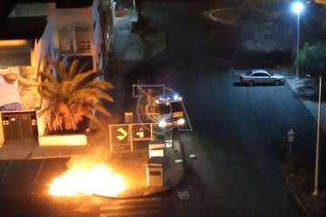 La quema intencionada de contenedores vuelve al Valle de Jinámar/TA.