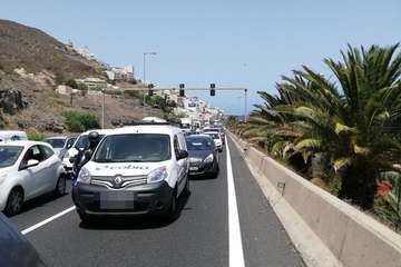 Cierre del túnel de La Laja/TA.
