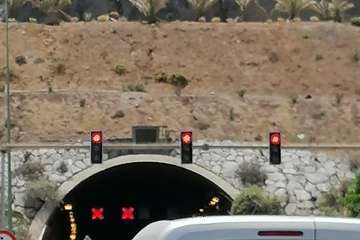 Cierre del túnel de La Laja/TA.
