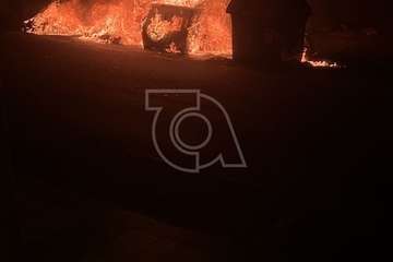 Vuelven a quemar contenedores de basura en El Cortijo de Belén/TA.