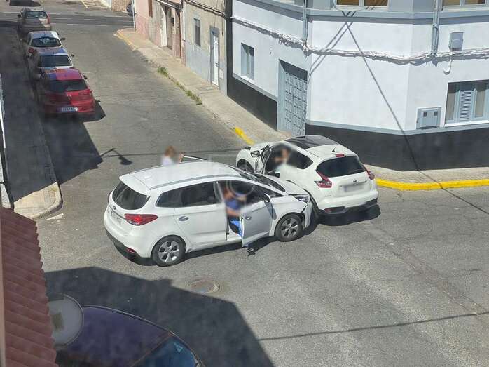 Imagen del choque captado por un lector de TA/TA.