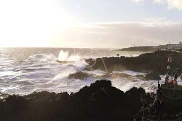 Sin rastro del posible ahogado en la playa de La Garita (Telde)/TA.