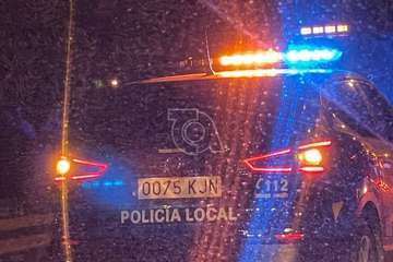 Heridos leves en una colisión por alcance de tres coches en Telde/TA.