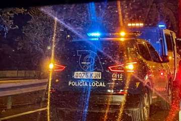 Heridos leves en una colisión por alcance de tres coches en Telde/TA.