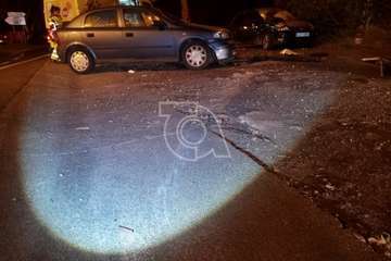 Un conductor da positivo en alcoholemia tras ocasionar un accidente en la entrada al Valle de Jinámar desde la GC-100/TA.