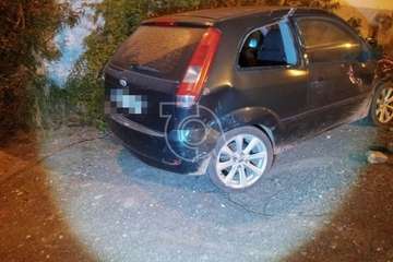 Un conductor da positivo en alcoholemia tras ocasionar un accidente en la entrada al Valle de Jinámar desde la GC-100/TA.