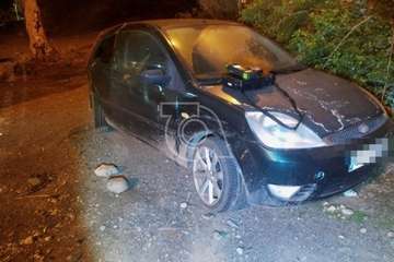 Un conductor da positivo en alcoholemia tras ocasionar un accidente en la entrada al Valle de Jinámar desde la GC-100/TA.