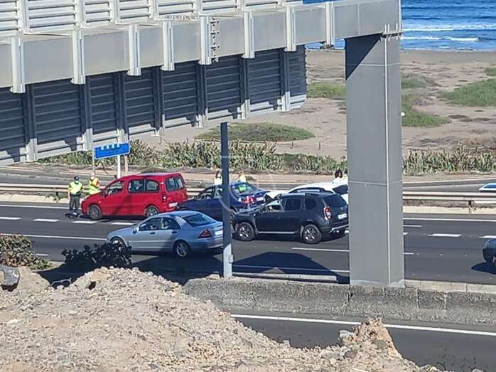 Imagen de los vehículos implicados/TA.