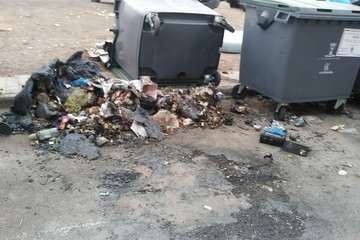 Sagunto arde de madrugada en Las Huesas (Telde)/TA.