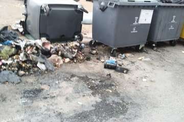 Sagunto arde de madrugada en Las Huesas (Telde)/TA.