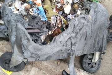 Sagunto arde de madrugada en Las Huesas (Telde)/TA.