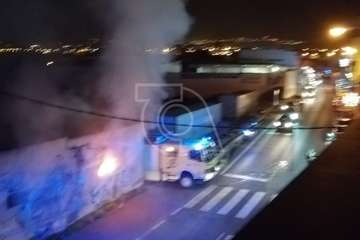  Incendio en un antiguo inmueble del Callejón del Castillo (Telde)/TA.