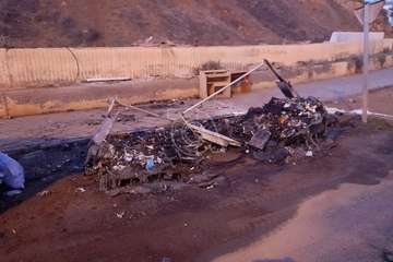 Incendio de contenedores en el Valle de Jinámar/TA.