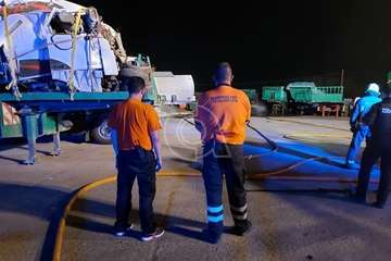Dos explosiones en las instalaciones de Transportes Velázquez (Telde) alarman a los vecinos de La Primavera/TA.