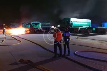 Dos explosiones en las instalaciones de Transportes Velázquez (Telde) alarman a los vecinos de La Primavera/TA.