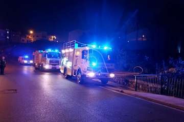Incendio de palmeras y malezas en el Barranco de las Bachilleras/TA.
