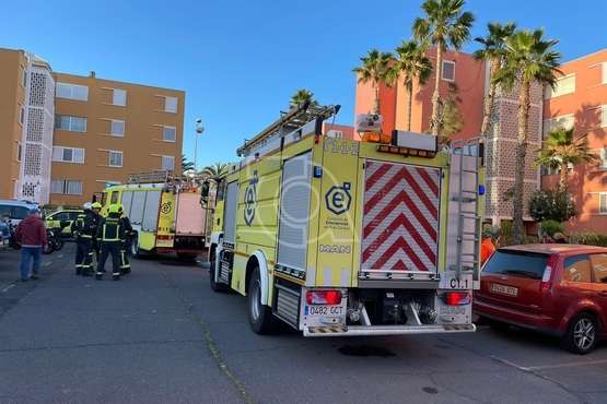 Incendio en una vivienda de Las Remudas (Telde)/TA.
