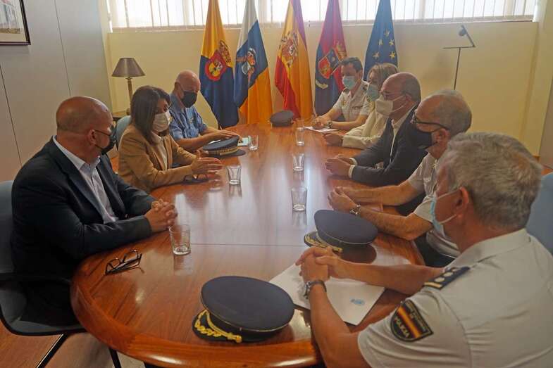 Imagen del encuentro de este lunes / TA