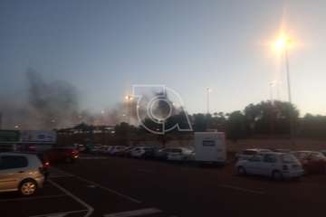 Nuevo incendio en el auditorio de Las Remudas (Telde)/TA.