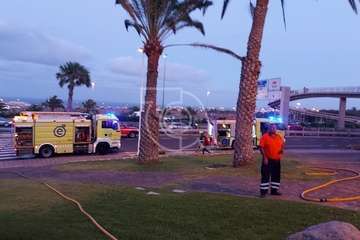 Nuevo incendio en el auditorio de Las Remudas (Telde)/TA.