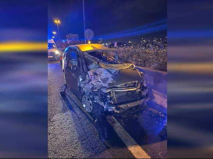 Vehículo accidentado/TA.