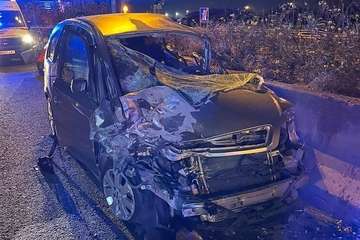 Un fallecido y cuatro heridos en el accidente de la GC-1, a la altura del aeropuerto/TA.