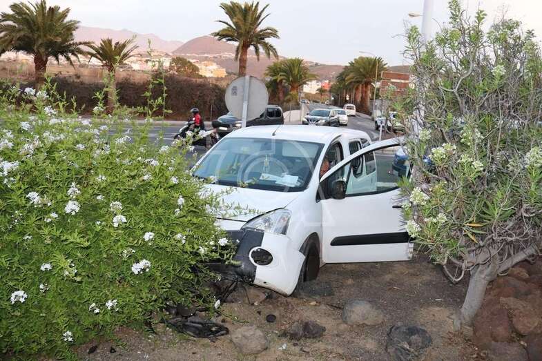 Imagen del vehículo accidentado/TA.