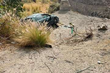 Un turismo se precipita por el Barranco de El Caracol (Telde) y se desconoce si hubo heridos/TA.