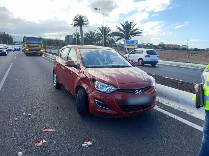 Uno de los vehículos implicados en el accidente/TA.