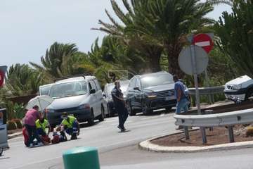  Atropellan a un ciclista en la Circunvalación de Telde/TA.
