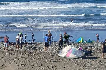 Hallado el cadáver de un hombre flotando en aguas de la playa próxima a Las Terrazas (Telde)/TA.