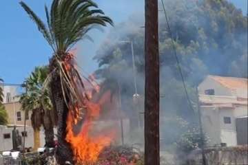 Pequeño incendio en  una finca de San Juan/TA.