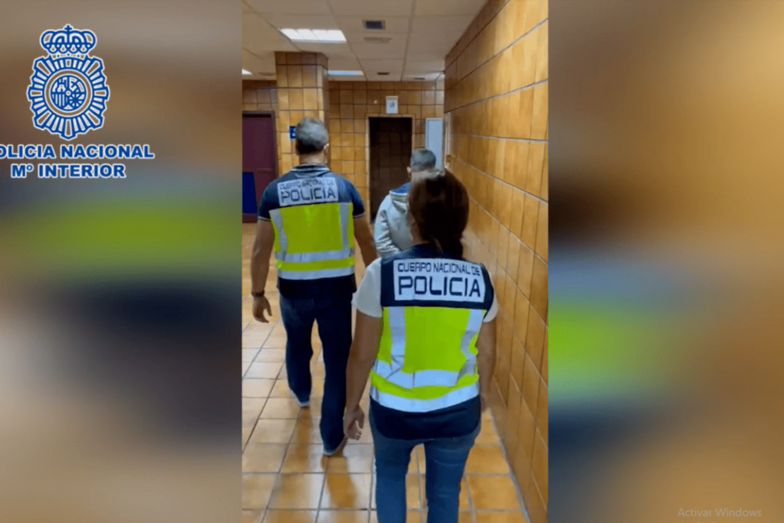 Uno de los detenidos en dependencias de la Policía Nacional de Telde/CNP.